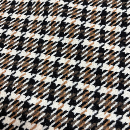 Camel & Black Wool Coating
