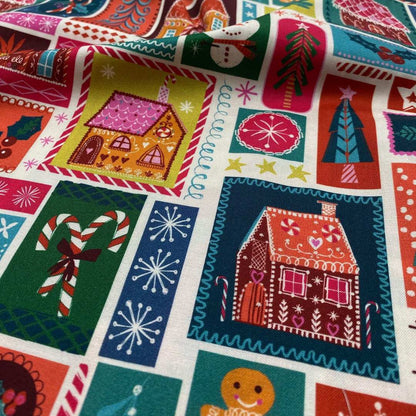 Patchwork Candy Houses Craft Cotton