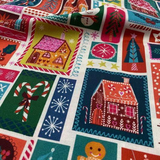 Patchwork Candy Houses Craft Cotton