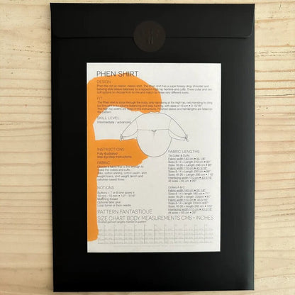 Pattern Fantastique | Phen Shirt Paper Pattern
