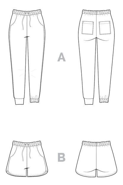 Closet Core | Plateau Joggers Paper Pattern