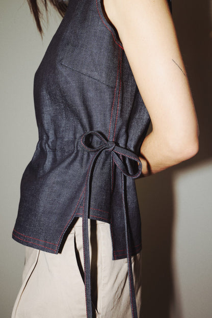 PUFF AND PENCIL | Tie Waist Blouse x Cone Sleeve PDF Pattern Bundle