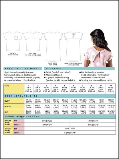 Stevie Paper Pattern | Tilly and The Buttons