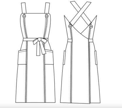 Alice & Co Adele Apron Dress Pattern