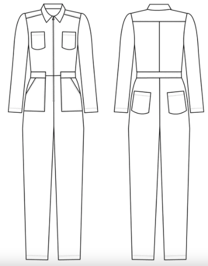 Alice & Co Intrepid Boiler Suit Pattern
