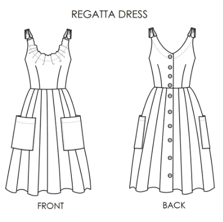 Alice & Co Regatta Dress Pattern