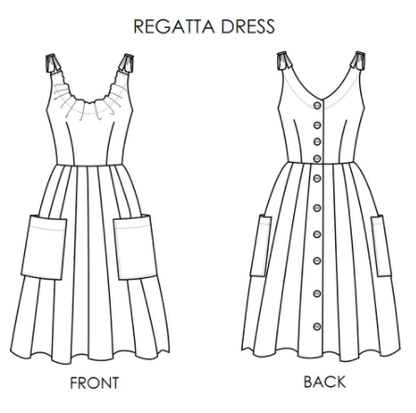 Alice & Co Regatta Dress Pattern