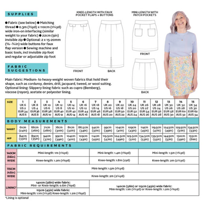 Tilly & The Buttons - Ramona Skirt Pattern