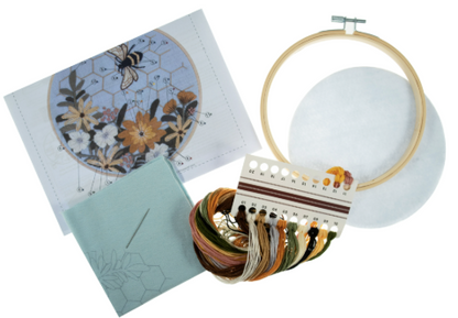 Embroidery Hoop Kit: Bee