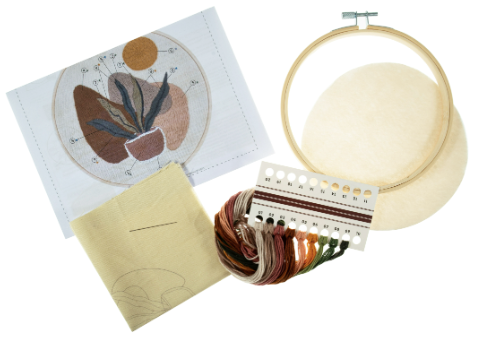 Embroidery Hoop Kit: Nature