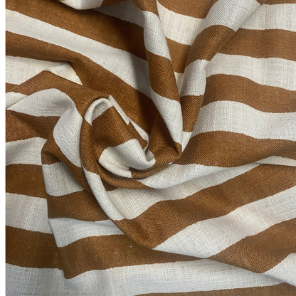 Linen Like Slub Stripe | Sevenberry | Two Colours