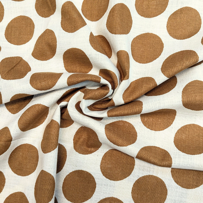Big Dots Linen Like Slub | Sevenberry | Multiple Colours