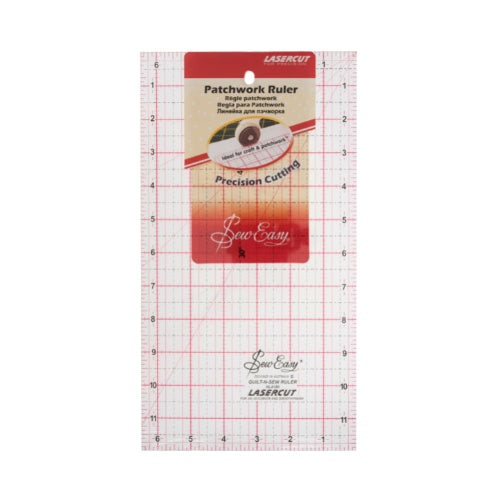 Imperial Small Quilting Ruler 12" x 6.5" | Sewing Supplies