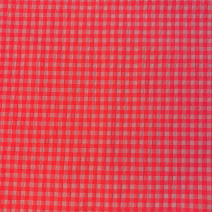 Small Neon Check | Cotton Yard Dyed | Two Colours