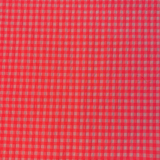 Small Neon Check | Cotton Yard Dyed | Two Colours