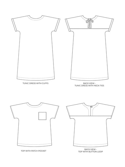 Stevie Paper Pattern | Tilly and The Buttons