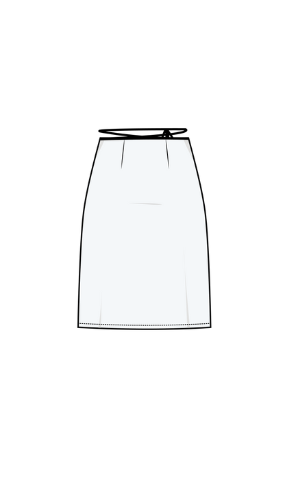 PUFF AND PENCIL | Strap Wrap Skirt PDF Pattern