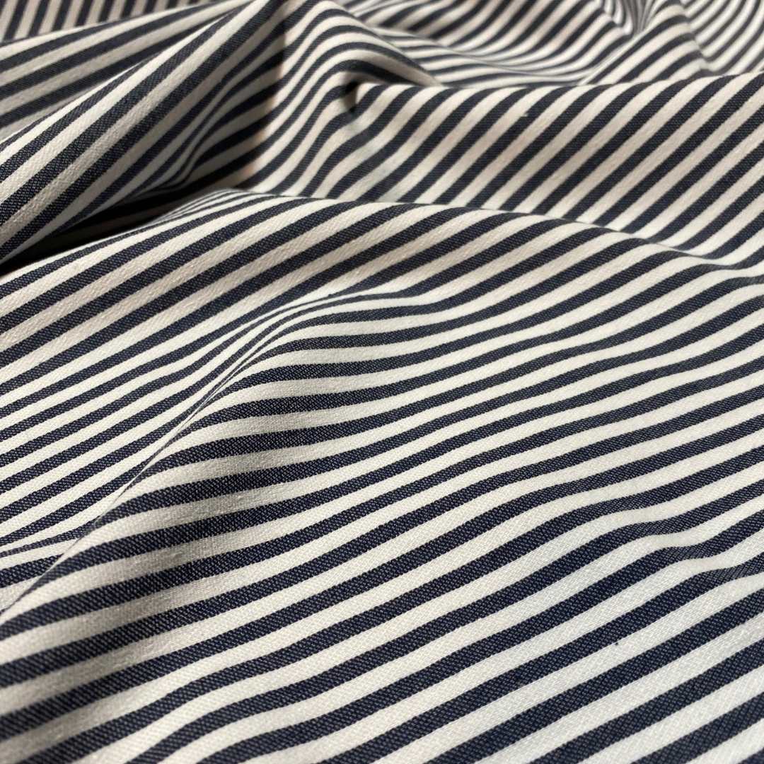 Striped Stretch Denim | Ex-Designer Deadstock