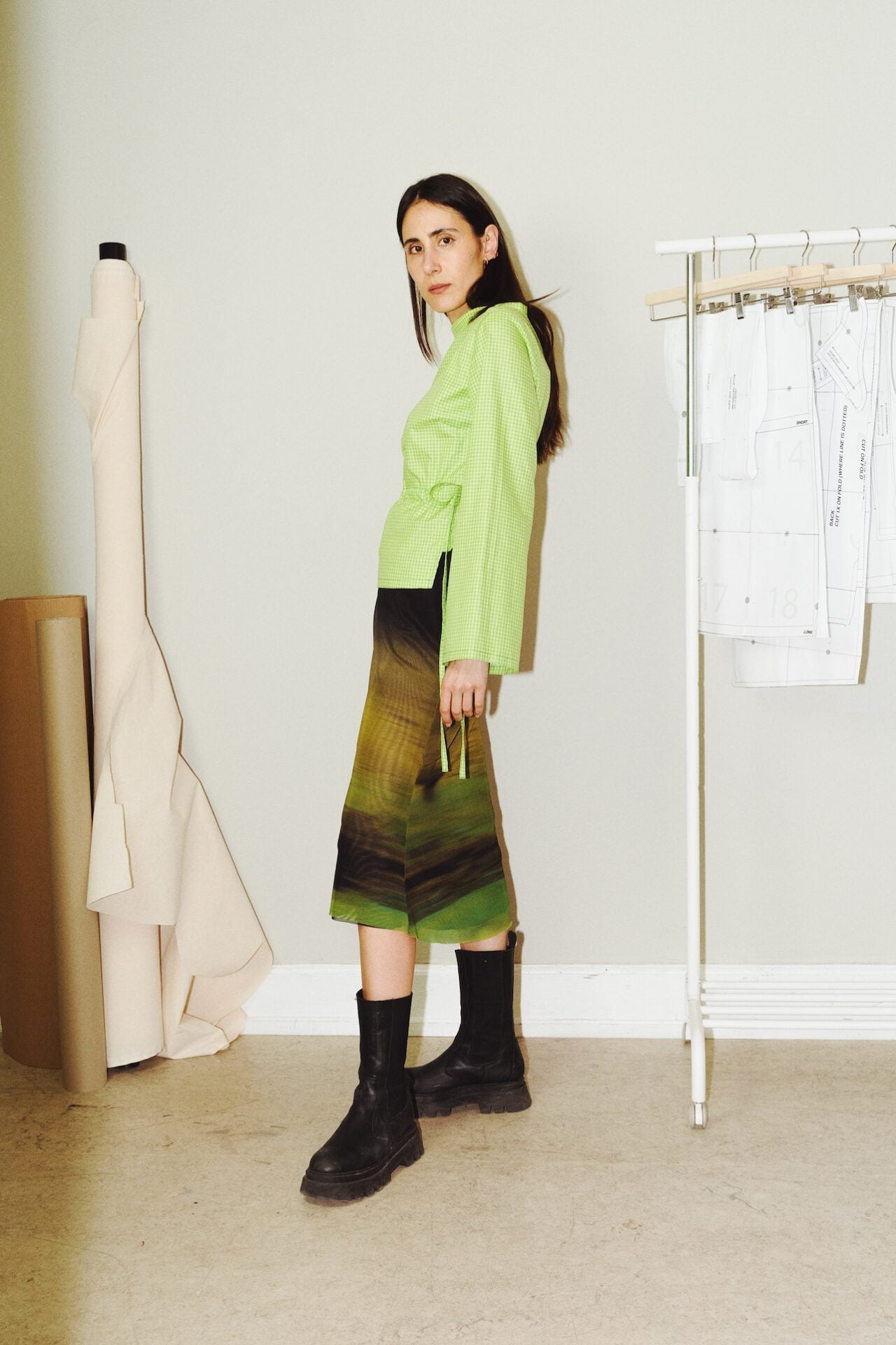 PUFF AND PENCIL | Tie Waist Blouse x Cone Sleeve x Standing Collar PDF Pattern Bundle