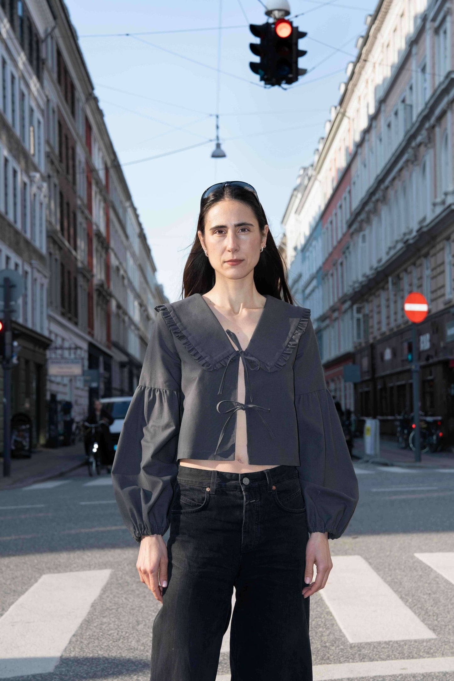 PUFF AND PENCIL | Tie Blouse x Peggy Collar x Lantern Sleeve PDF Pattern Bundle