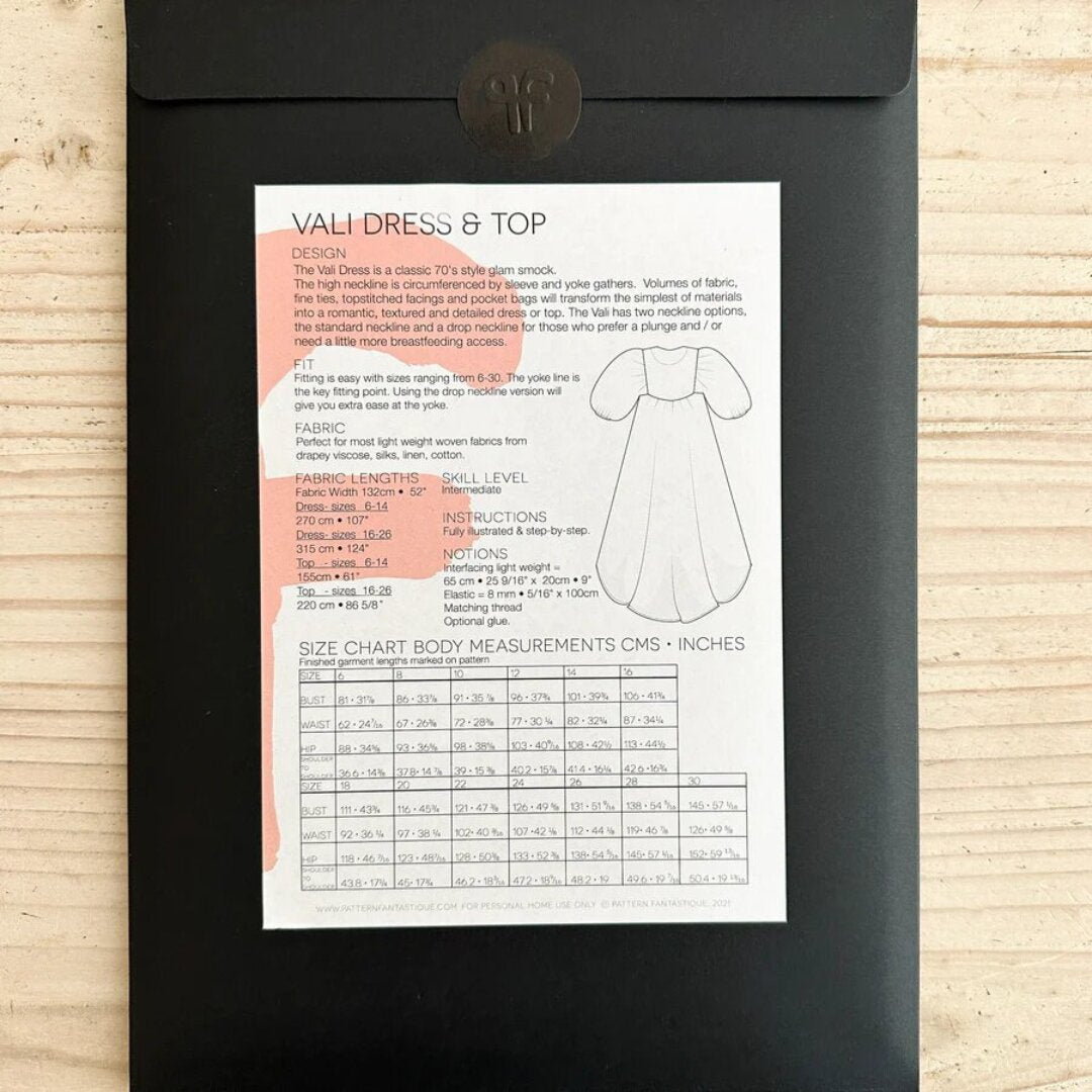 Pattern Fantastique | Vali Dress & Top Paper Pattern