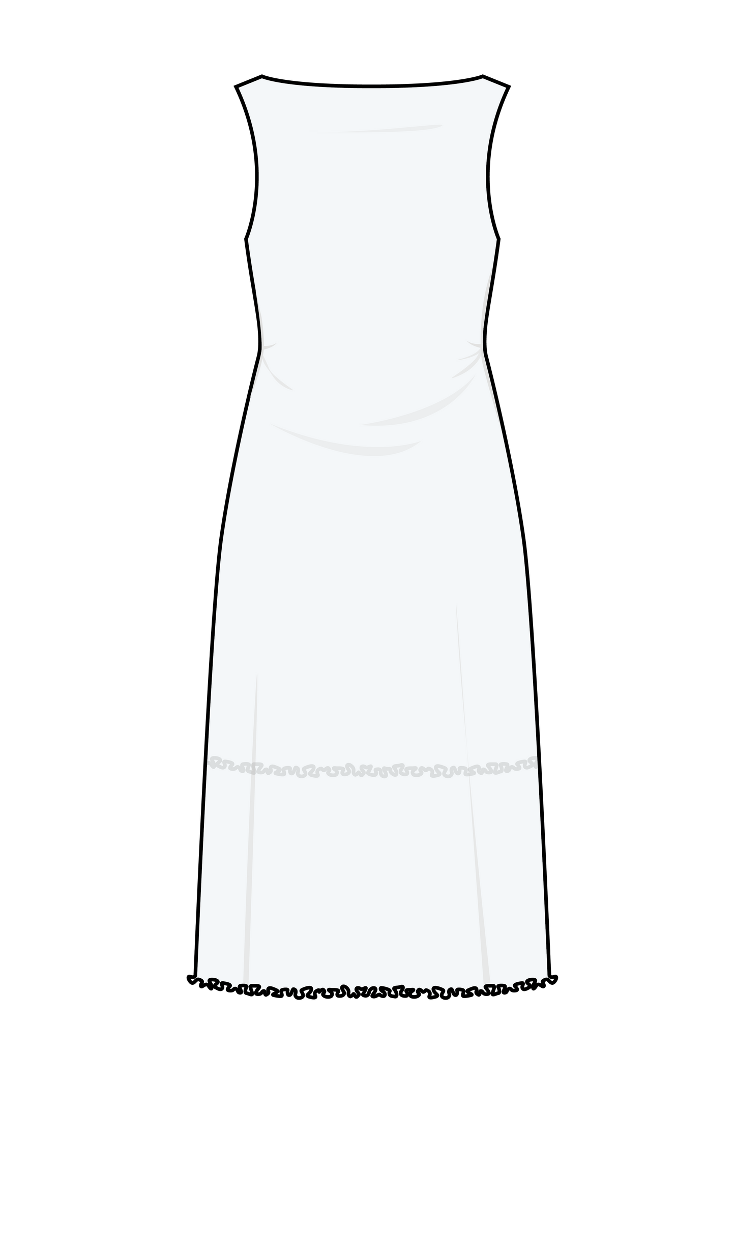 PUFF AND PENCIL | Wavy Hem Dress PDF Pattern