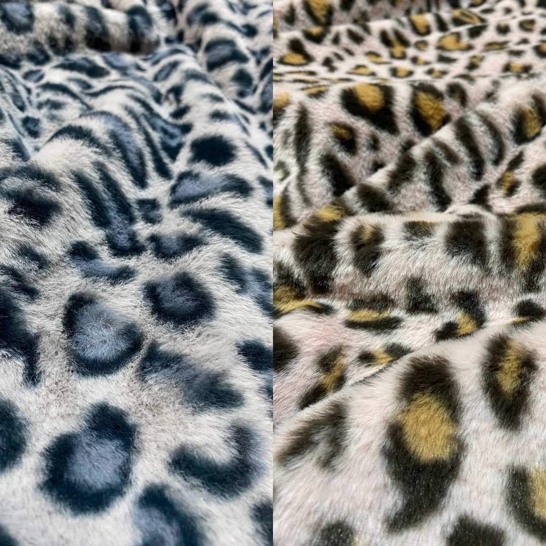 Leopard Print Fake Fur | 2 Colours!