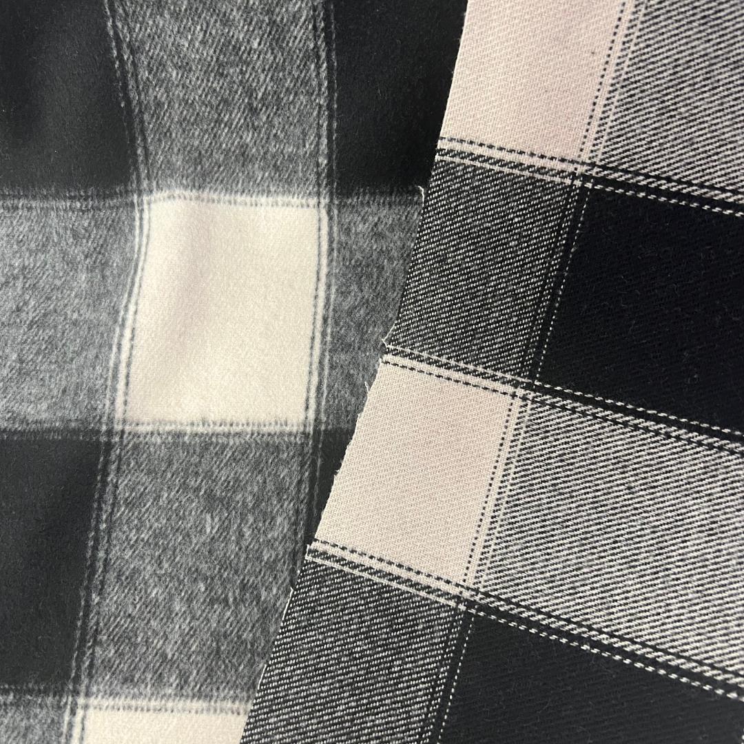 Checked Wool Mix | 2 Colours Available