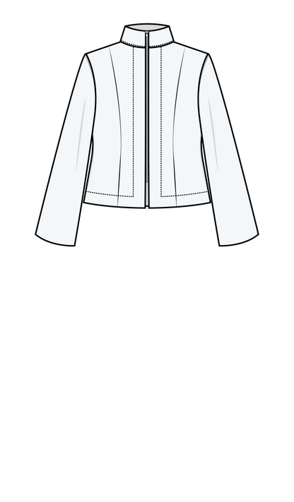 PUFF AND PENCIL Zip Vest x Basic Sleeve PDF Pattern Bundle