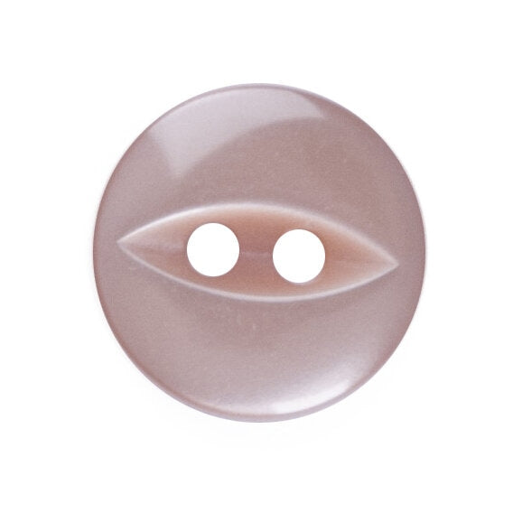 Fish Eye 2 Hole Plain Buttons : 11mm/14mm/16mm