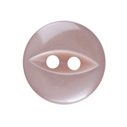 Fish Eye 2 Hole Plain Buttons : 11mm/14mm/16mm