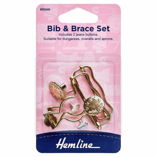 Bib & Brace Set | Gold