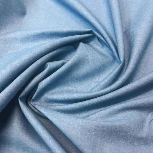 Plain Washed Chambray - light wash