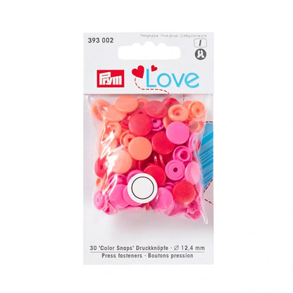 30 Colour Press Fasteners | 7 Colourways | Prym Love