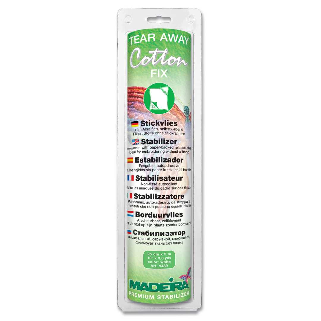 Premium Stabilisers for Embroidery | Madeira | Tear Away