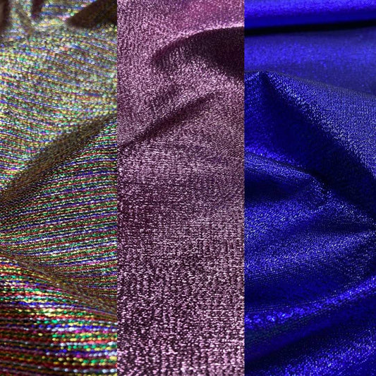 Crinkle Lamé Fabric | Three Colours!