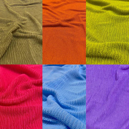 Crinkle Swimwear Fabric | 6 Colours!