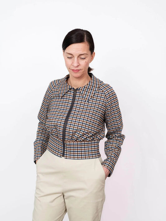 The Assembly Line | Cropped Jacket Paper Pattern