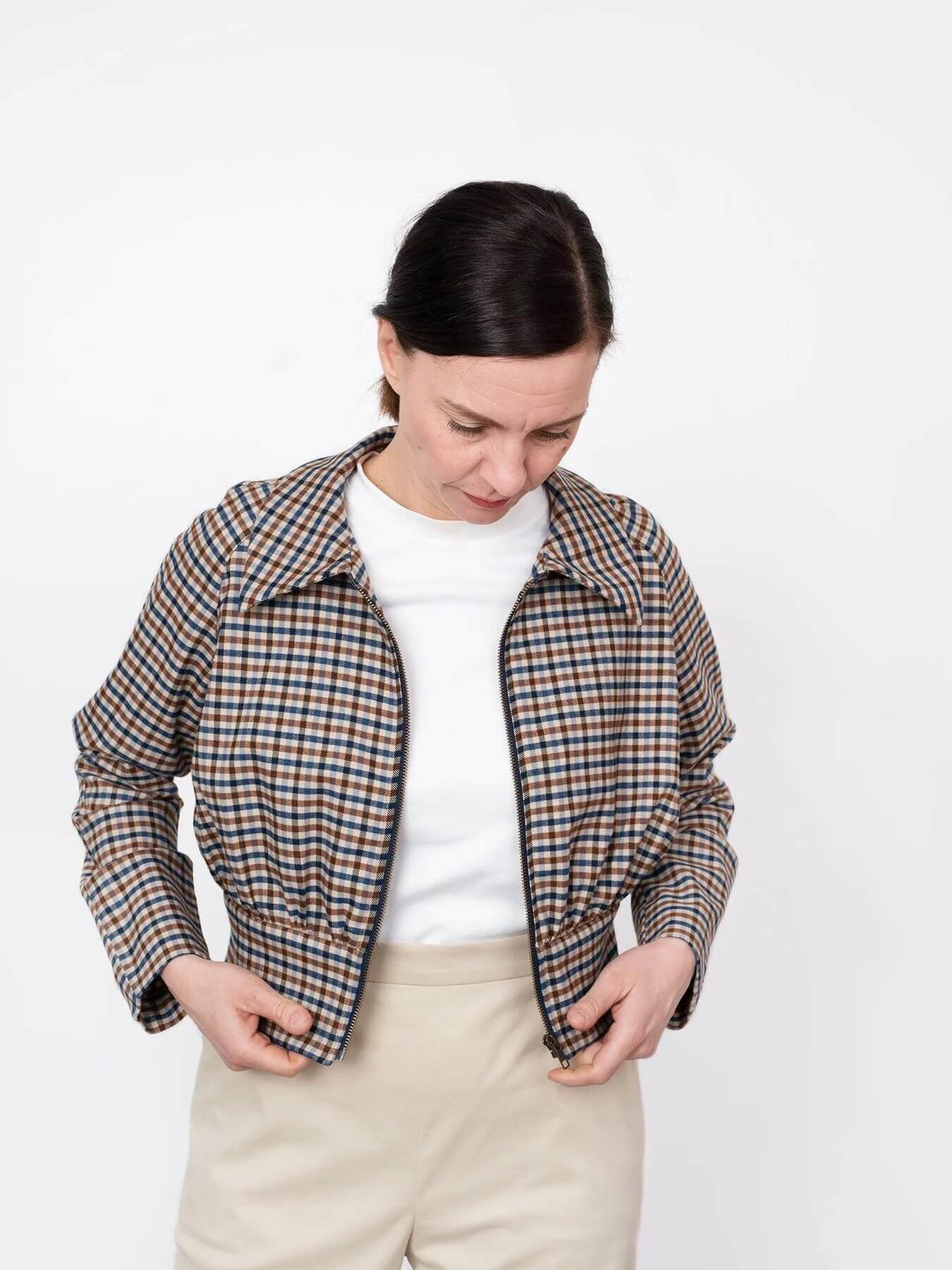 The Assembly Line | Cropped Jacket Paper Pattern