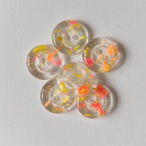 Ethel & Joan Buttons | Day Glow