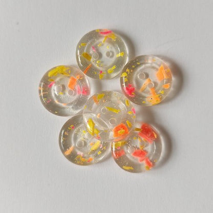 Ethel & Joan Buttons | Day Glow