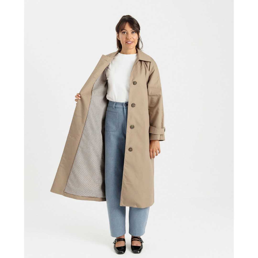 Papercut Patterns- Eliza Trench Paper Pattern