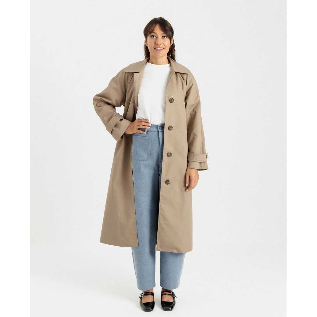 Papercut Patterns- Eliza Trench Paper Pattern