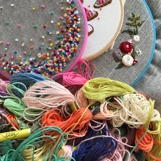 Hand Embroidery Class GLASGOW