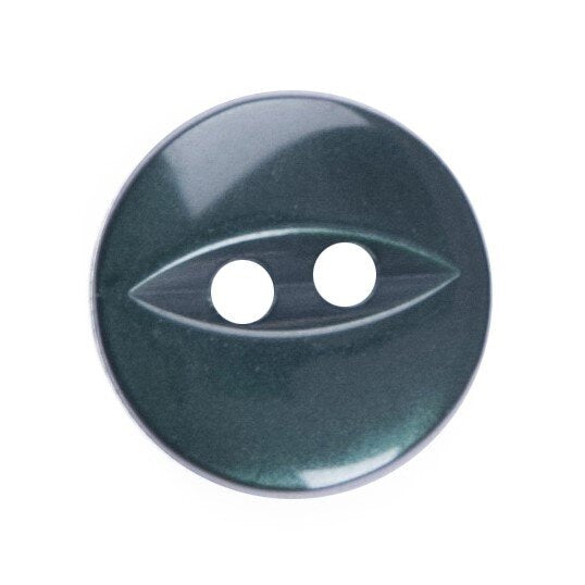 Fish Eye 2 Hole Plain Buttons : 11mm/14mm/16mm