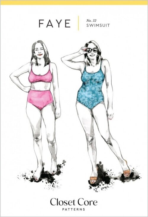 Closet Core | Faye Swimsuit Paper Pattern