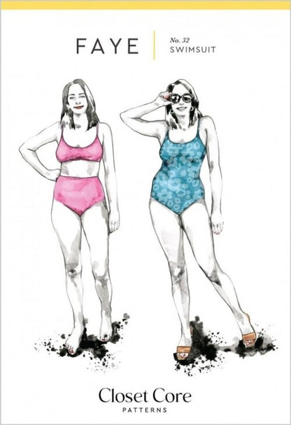 Closet Core | Faye Swimsuit Paper Pattern