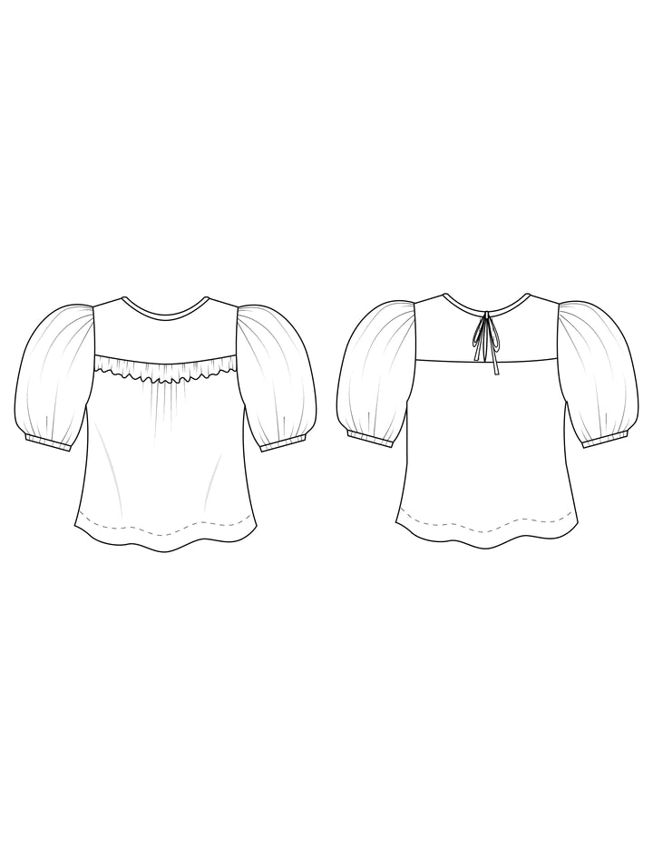 Friday Pattern Company | The Sagebrush Top