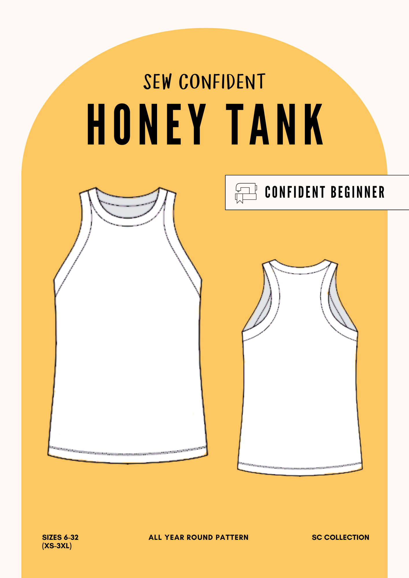 Sew Confident Honey Tank Pattern