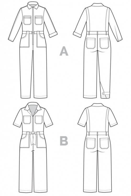Closet Core Patterns | Blanca Flight Suit